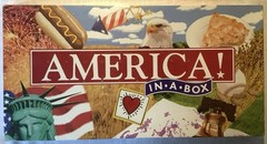 NIB Vintage ‘America In A Box’ Board Game by Late for The Sky *Factory Sealed!