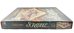 Scrabble Deluxe Edition Vintage 1989 Milton Bradley Board Game Complete