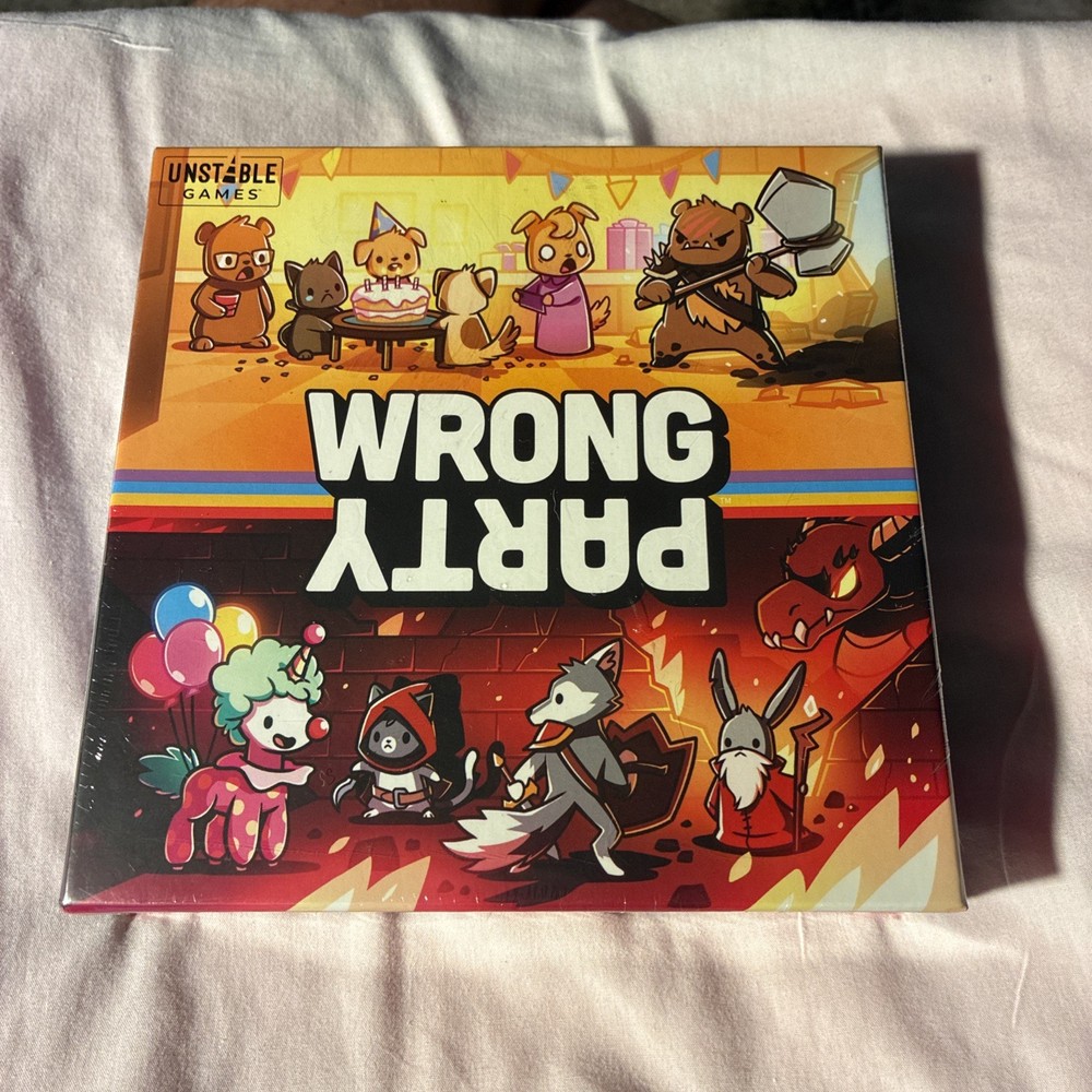 Wrong Party Board Game NEW Sealed | Unstable Games | 2–5 Players