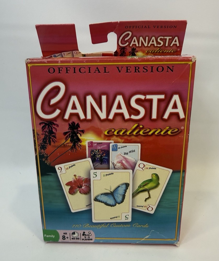 Canasta Caliente Official Version 110 Custom Card 2009 Winning Moves, Complete