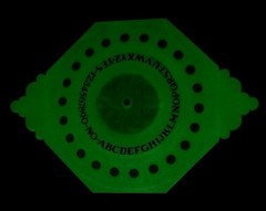 1967 Ka-bala Kabala Board Game Transogram Fortune Tarot Glow In Dark BOARD ONLY