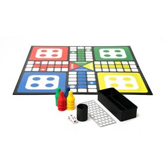 Premium Ludo Board Game Quad-Fold 20″x20″ Size Family Fun
