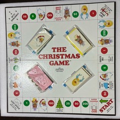 The Christmas Game Vintage Board Game Holiday Games 1980 Rare Good Condition