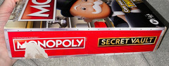 MONOPOLY Secret Vault Board Game for Kids Ages 8 and Up Family 100% Complete Fun