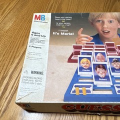 Milton Bradley Guess Who? Mystery Face Board Game, 2 Players, Ages 6 missing peg