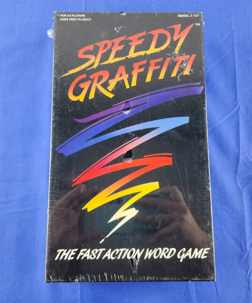 Vintage Tiger Games Speedy Graffiti – the Fast Action Word Game