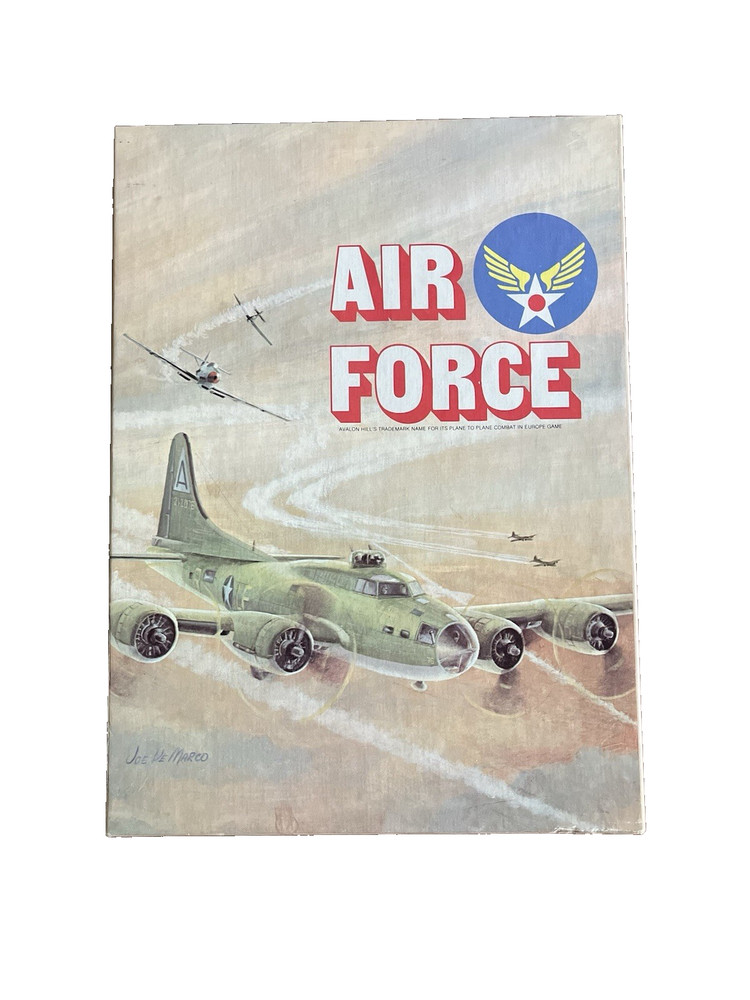 Avalon Hill Air Force WWII Board Game 1976 Complete with Rulebook & Pieces