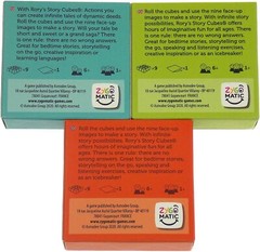 Rory’s Story Cubes Classic, Actions, Voyages Bundle Set Family Dice Game Asmodee
