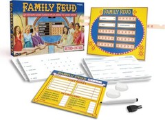 Family Feud Retro Edition Card Game Classic Fun for Family and Friends 80s Style