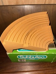 Subbuteo C143 Stadium Terracing Corner Unit Brown