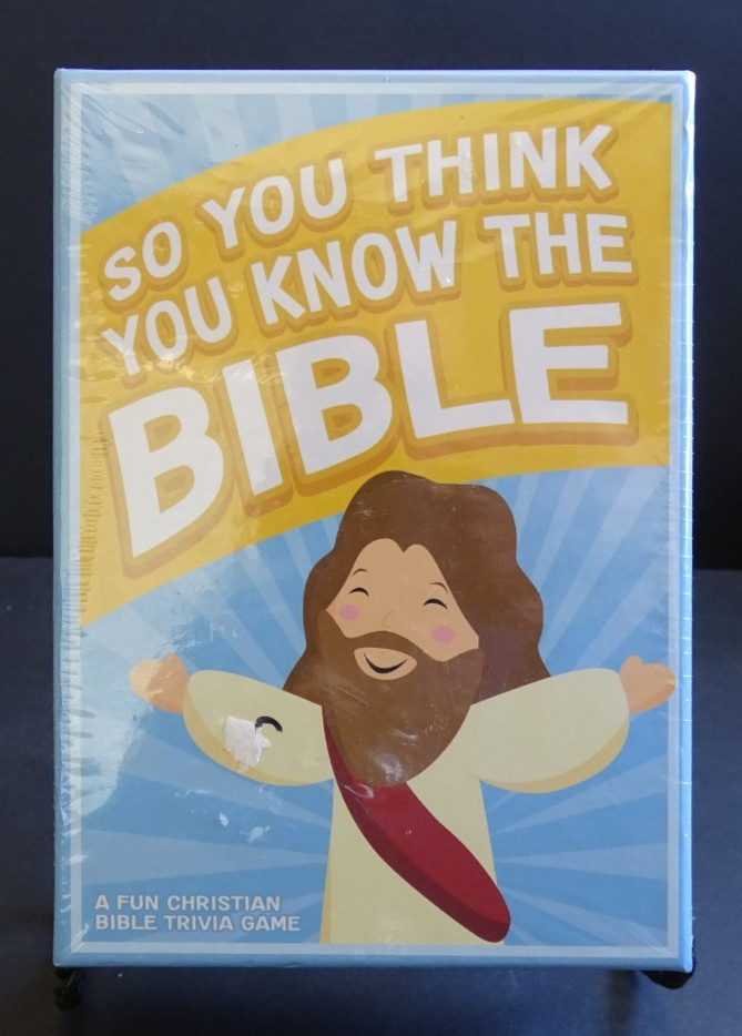 So You Think You Know the Bible – Fun Christian Bible Trivia Game new sealed