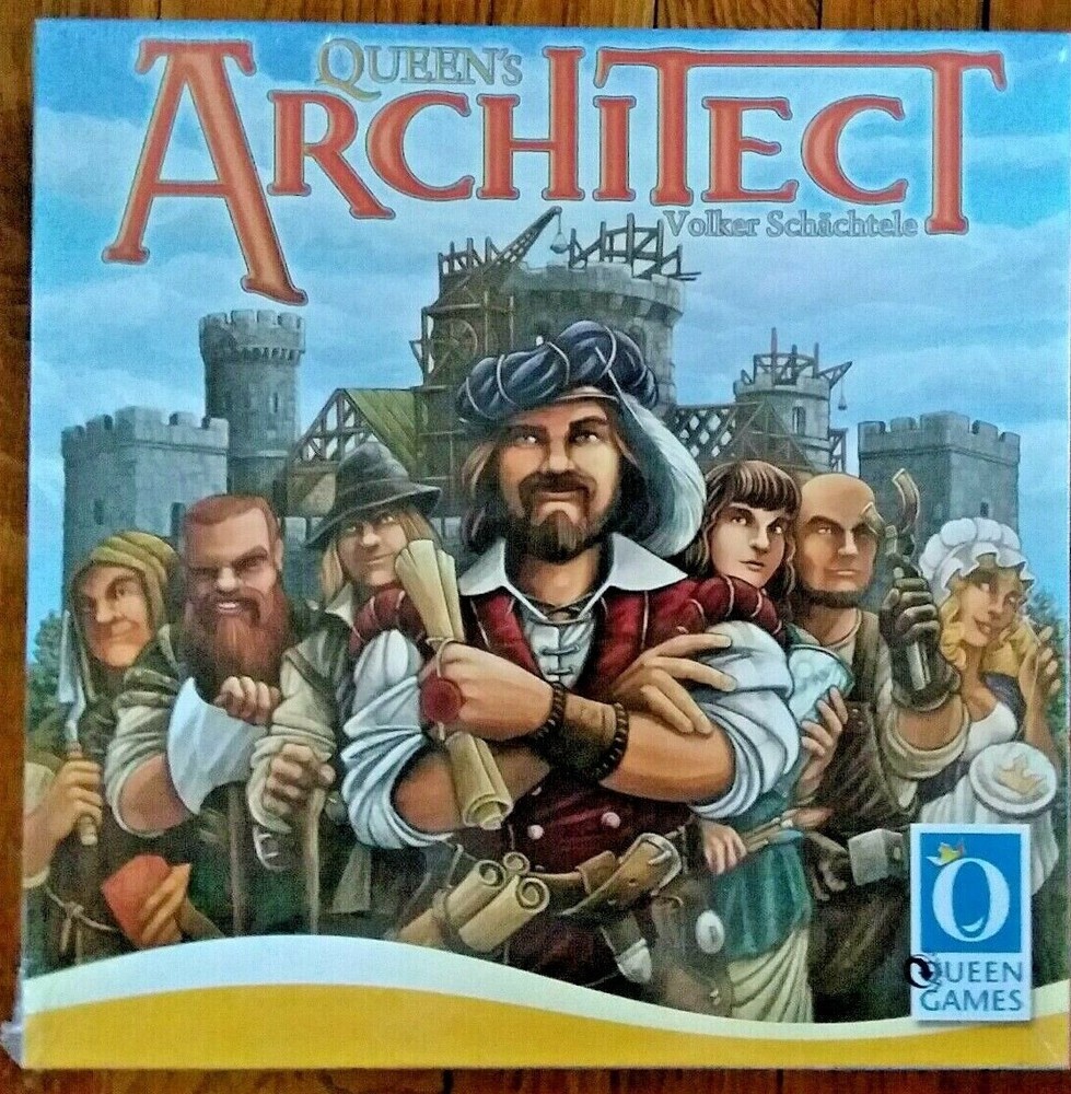 Queen Games-Queen’s Architect: City Building Boardgame New in Shrink