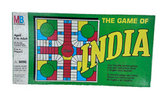 Milton Bradley The Game of India Board Game 4225 Bilingual Vintage Used