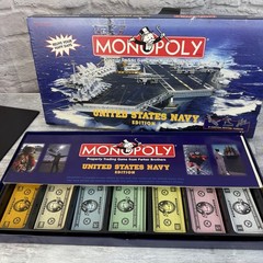 Monopoly United States Navy Edition Complete Parker Brothers 2000 Board Game