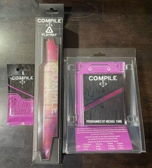 Compile: Main 1 Card Game + Aux 1 Expansion + Playmat by Greater Than Games New
