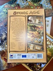 Z-Man Stone Age Board Game Complete & near mint! Worker placement/Strategy Game