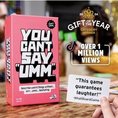 Big Potato Games You Can’t Say Umm Word Party Game 4-10 Players Bonus Cards 2024
