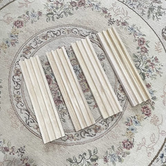 Domino Racks for Mexican Train Dominoes – Wooden Domino Holders Set of 4