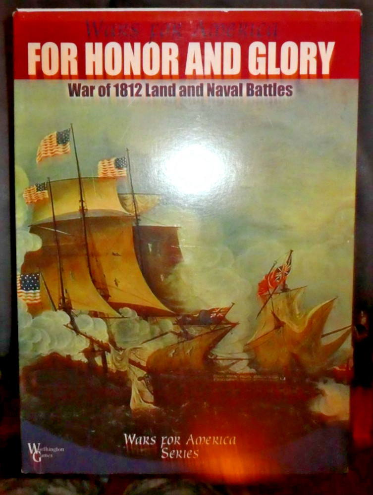 For Honor and Glory War of 1812 Land & Naval Battles Worthington BLOCK COUNTERS