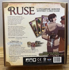 Ruse A Steampunk Murder Mystery Card Game COMPLETE