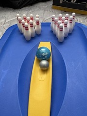 (2) Mini Bowling Set Tabletop Game –