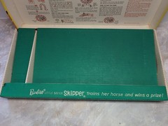 Vintage 1964 Mattel Barbies Little Sister Trains Her Horse Board Game