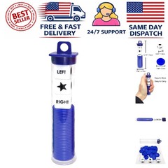 Compact Left Right Center Dice Game Set – 3 Dices & Convenient Travel Tube