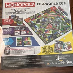 Hasbro Monopoly FIFA World Cup Panini Prizm Collectible Board Game 2-4 Ages 8+