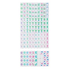 NEW! Vibrant Layered Mahjong Tiles – Full American Set 160Tiles – Green Monkey