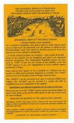2 Roadkill Bingo® Travel Game w 4 playing cards & reusable static cling squares
