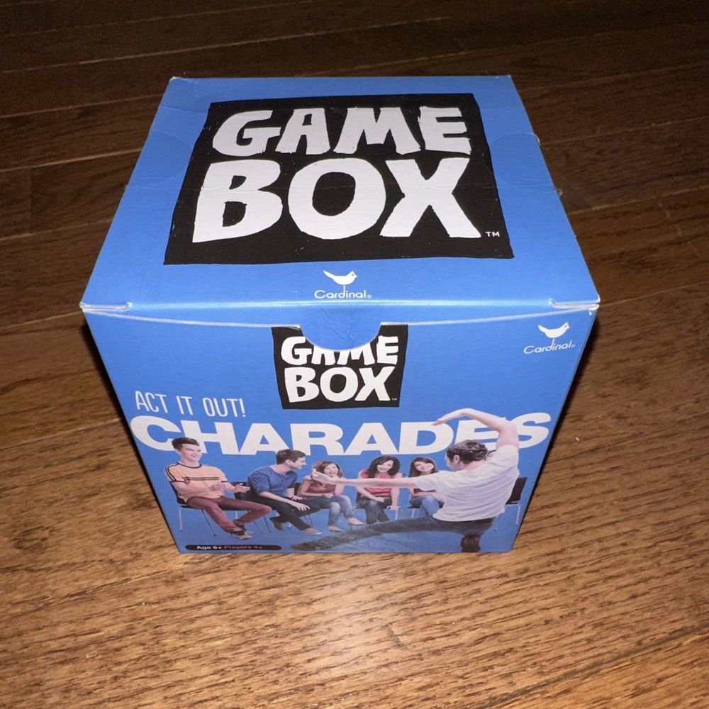 Game Box Charades. Any It Out, Cardinal Games New Sealed