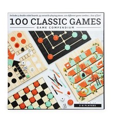 Classic Game Collection, 100 Family Board Games for Adults and Kids. Gift Idea