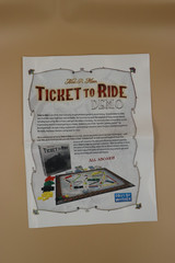 Ticket to Ride Demo Edition Days of Wonder Board Game Excellent Used Condition