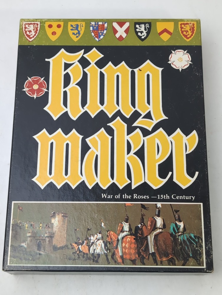 KINGMAKER “War Of The Roses- 15 Century” #818- Avalon Hill – Complete