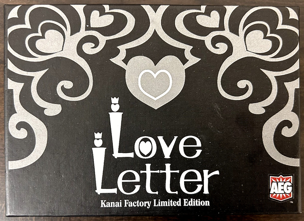 AEG – Love Letter Card Game Kanai Factory Limited Edition – COMPLETE! EXCELLENT!