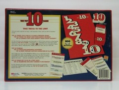 The Top 10 Game Family Trivia Game Complete Opened But Never Player 