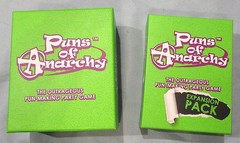 Puns of Anarchy – The Outrageous Pun-Making Game + Expansion Pack – Very Good