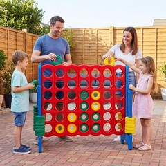 Classic Jumbo 4-to-Score Game Set – Engaging Fun for All Ages, Easy to Clean!