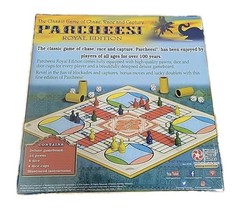 Parcheesi Royal Edition Board Dice Game – Family Game Night Kids 8+ & Adults