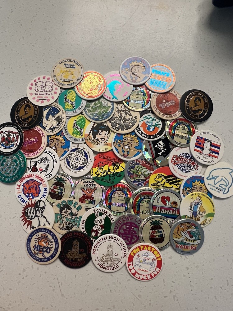 Mixed Lot Of 50 Pogs Lot 13