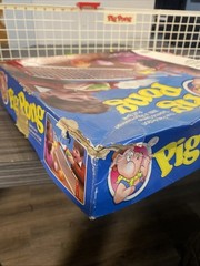 Vintage 1986 Milton Bradley PIG PONG Tabletop Game Complete