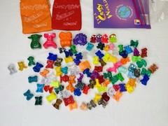 HUGE Lot 102 Gogo’s Crazy Bones Collection Figures Stickers Cards Aliens Glitter