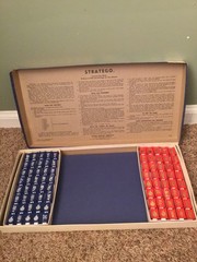 Vintage 1961 Milton Bradley Stratego Board Game Complete