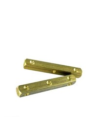 Dayakattai Pachikalu Chausar Pure Brass Pasa Pair 6mm Set Pack of 1