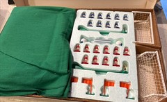 Subbuteo Table Soccer Club Edition Board Game Jokari 1981 Box Worn Contents VG