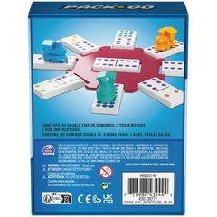 Spin Master Games Pack & Go Mexican Train Dominoes One Size Portable Game