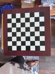 Wooden Multi-Game Board with Storage Drawer for 7-in-1 Classic Games