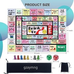 Hilarious Leather Drinking Board Game for 2-8 Players – Perfect Adult Party Fun