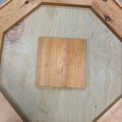 Vintage Stonecraft Crokinole Board Game Canadian Pine w Pieces