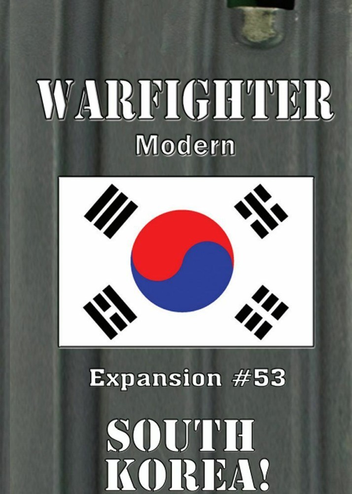 DVG Warfighter: Modern Expansion #53 South Korea Dan Verssen Games NISW